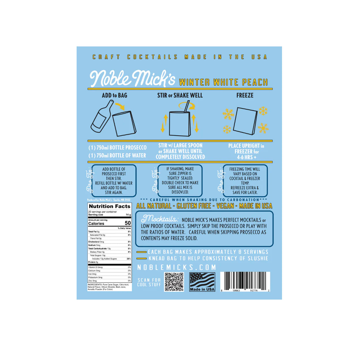 Noble Mick's Frozen Cocktail Mix