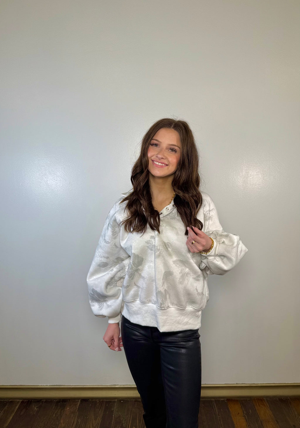 Piper Snap Button Collared Sweater