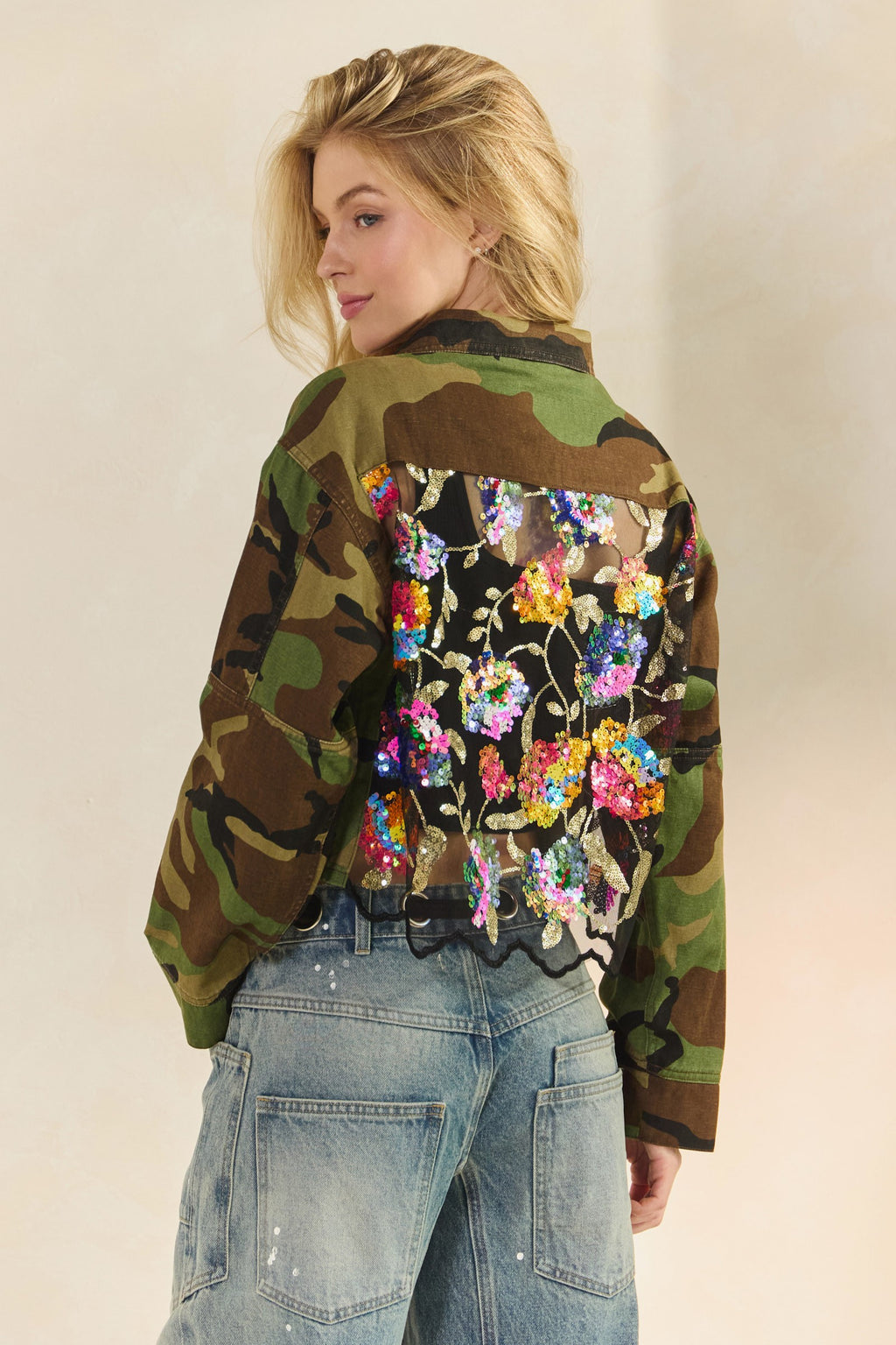 Wild Terrain Sequin Camo Jacket
