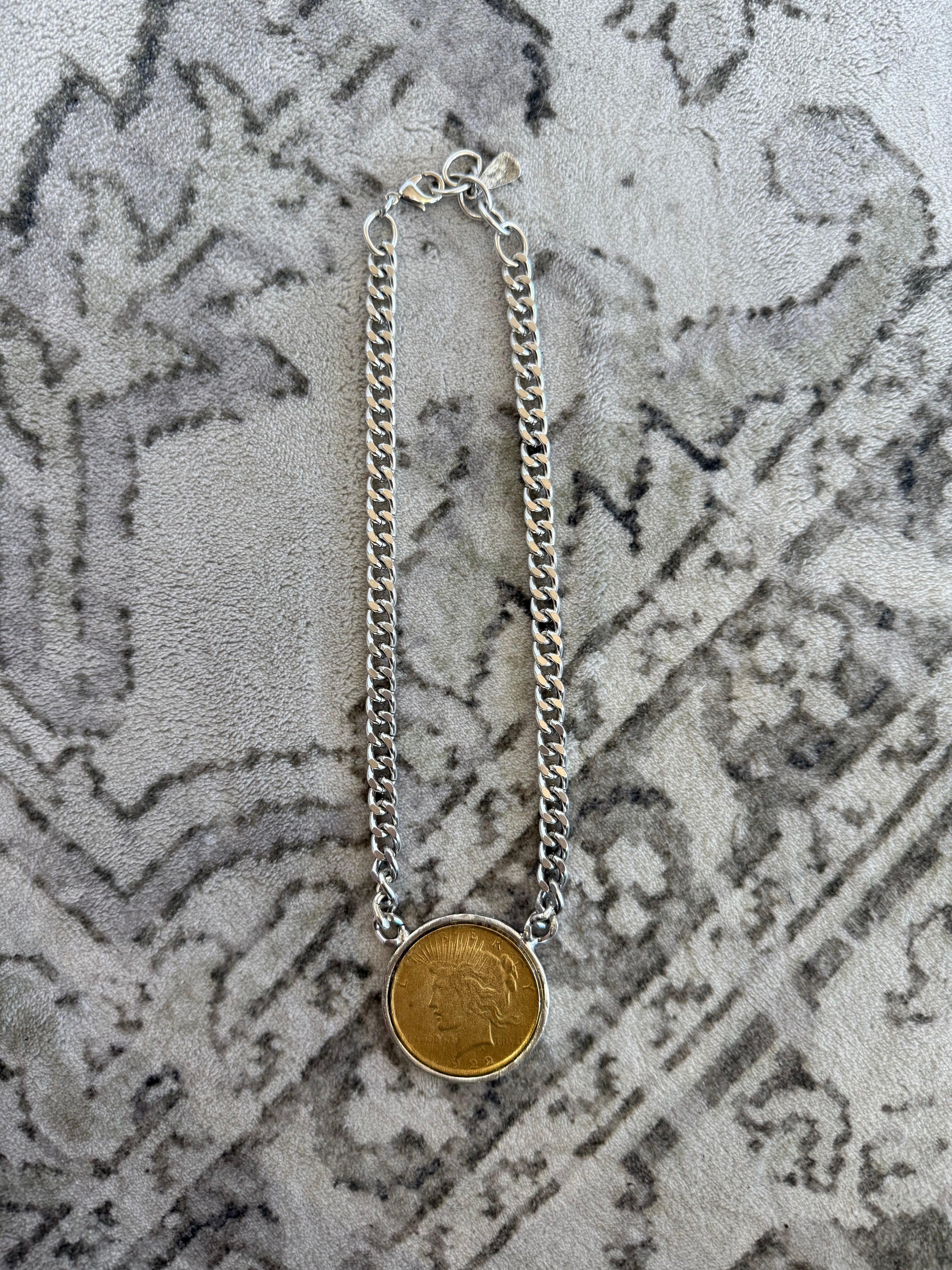 1922 Liberty Regal Vintage Coin Necklace