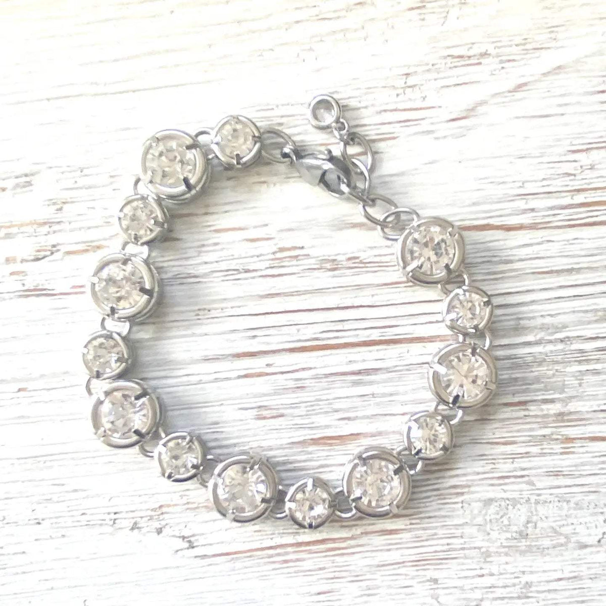 Bold Luxe Chunky Crystal Statement Bracelet