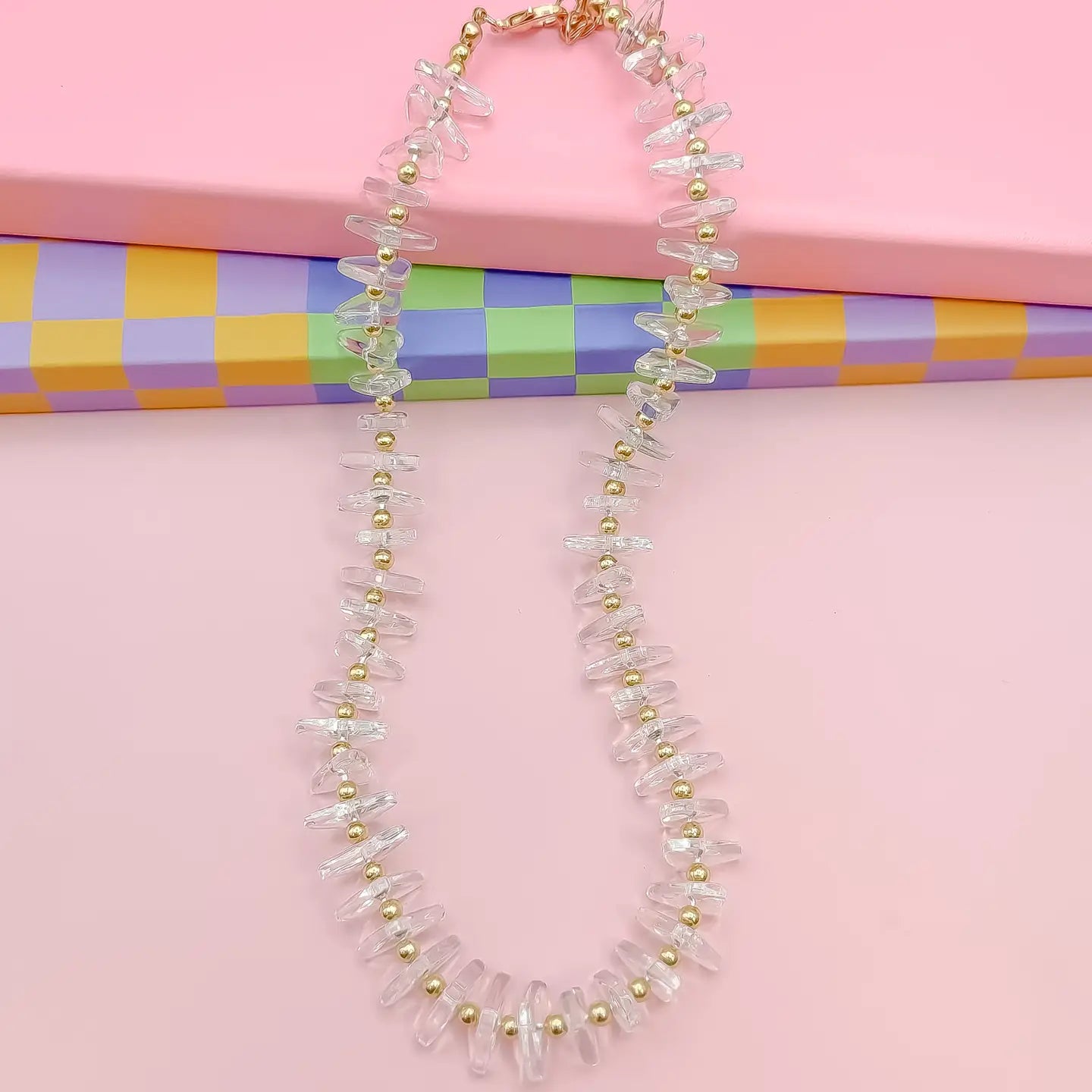 Clearly The Best Beaded Necklace
