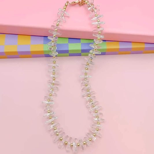 Clearly The Best Beaded Necklace
