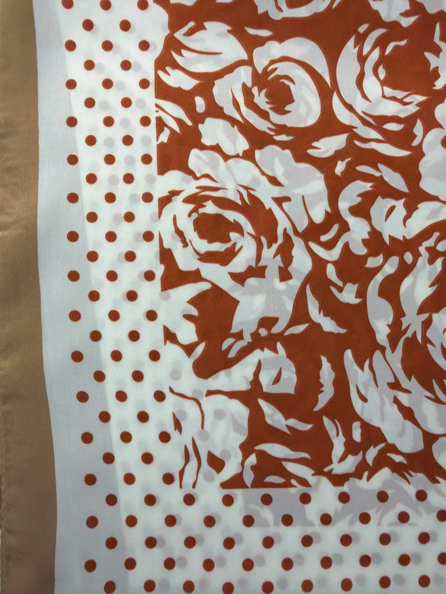Flower Printed Square Scarf