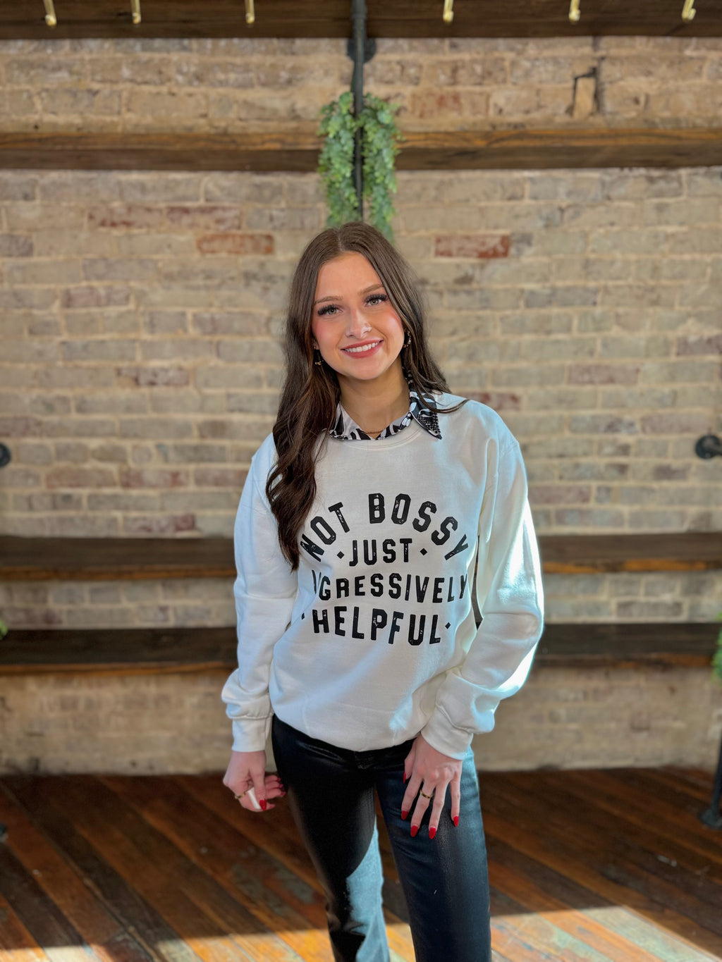 Not Bossy Sweatshirt | PLUS SIZE AVAILABLE
