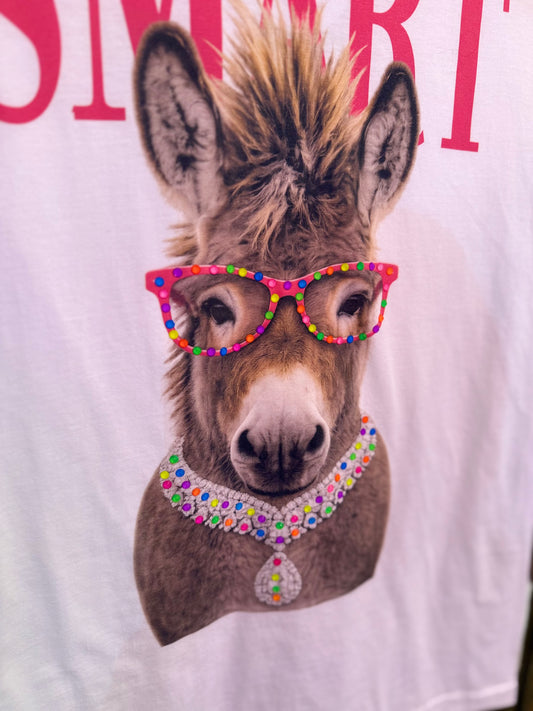 Neon Glow Smart A** Graphic Tee
