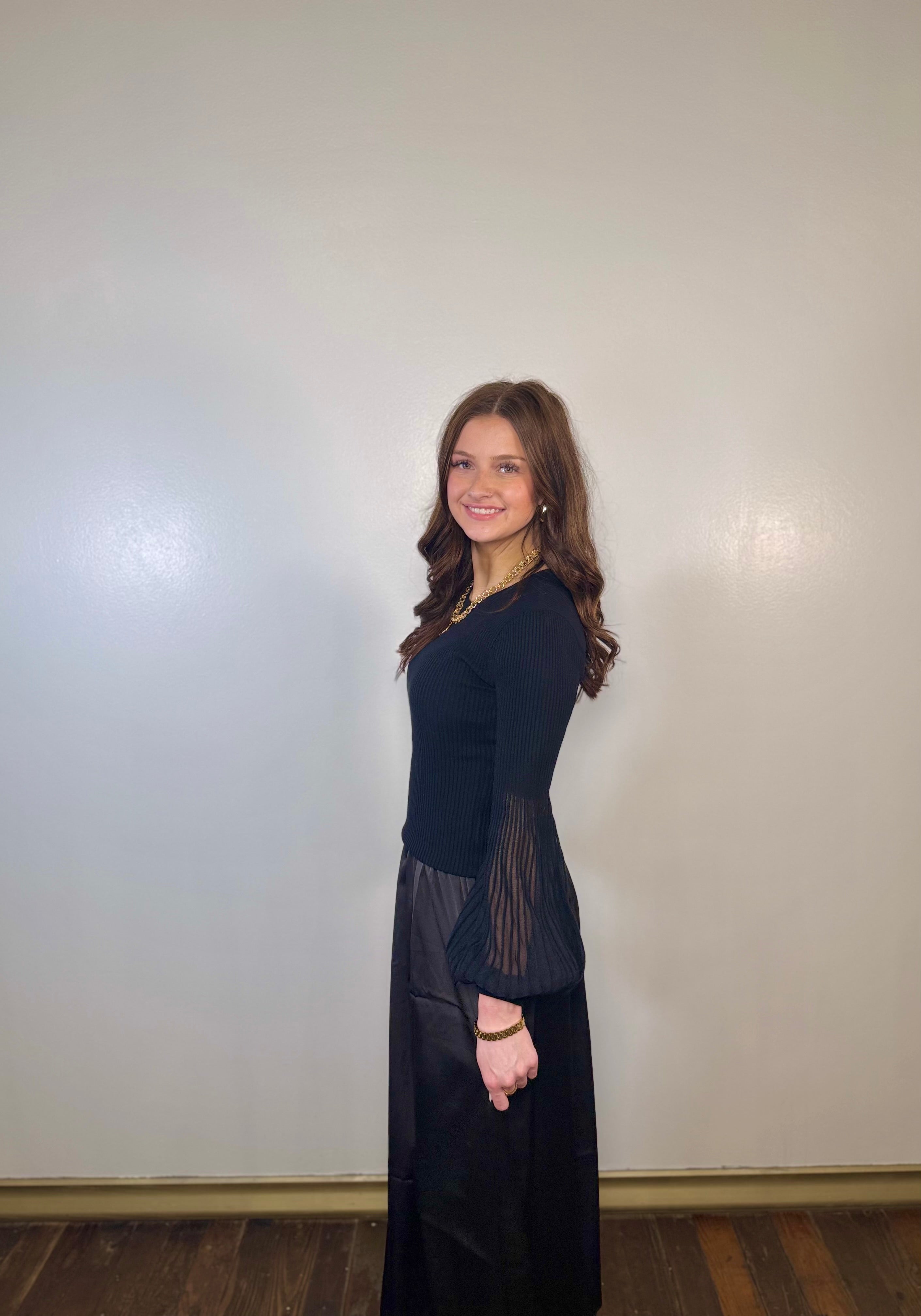 Holly Black Dress Set