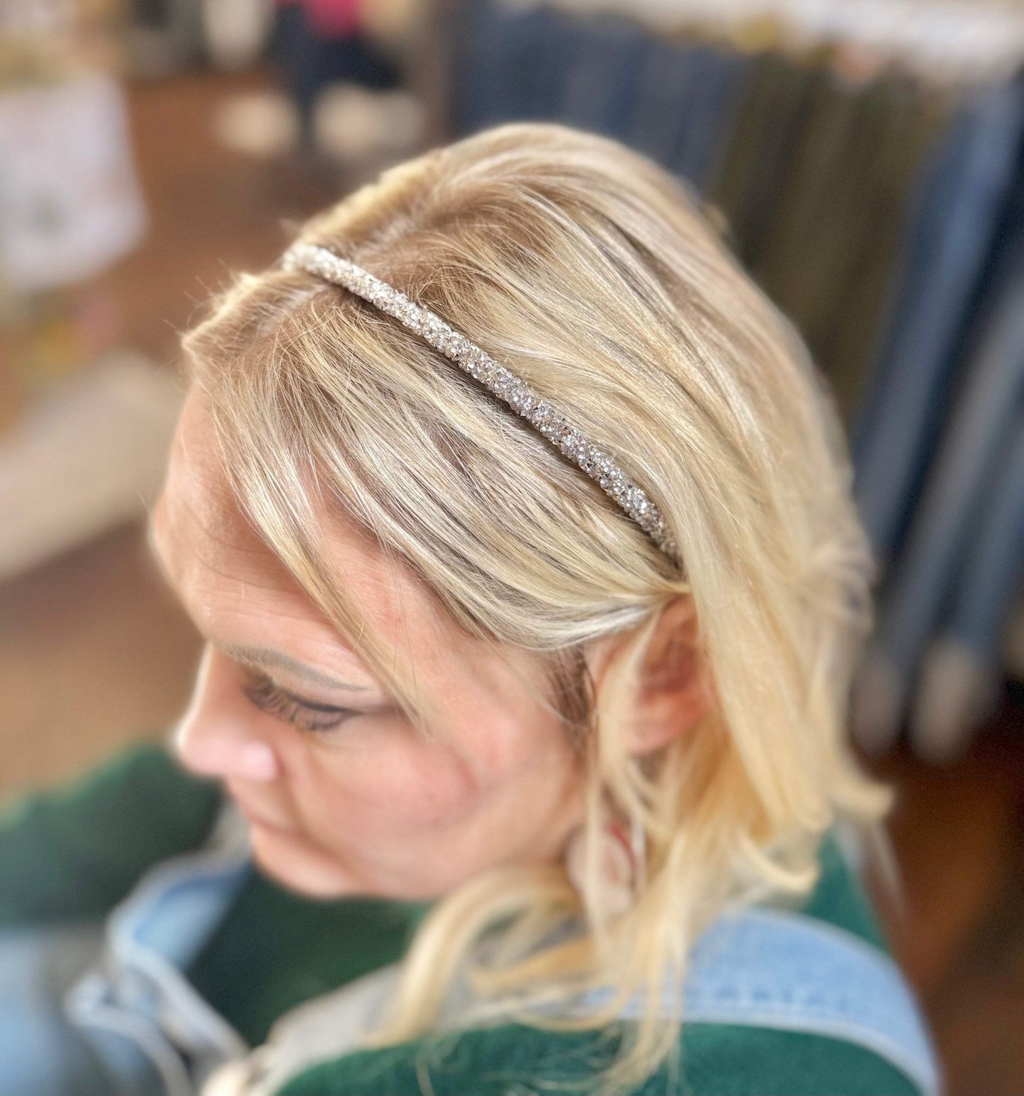 Skinny Rhinestone Headband