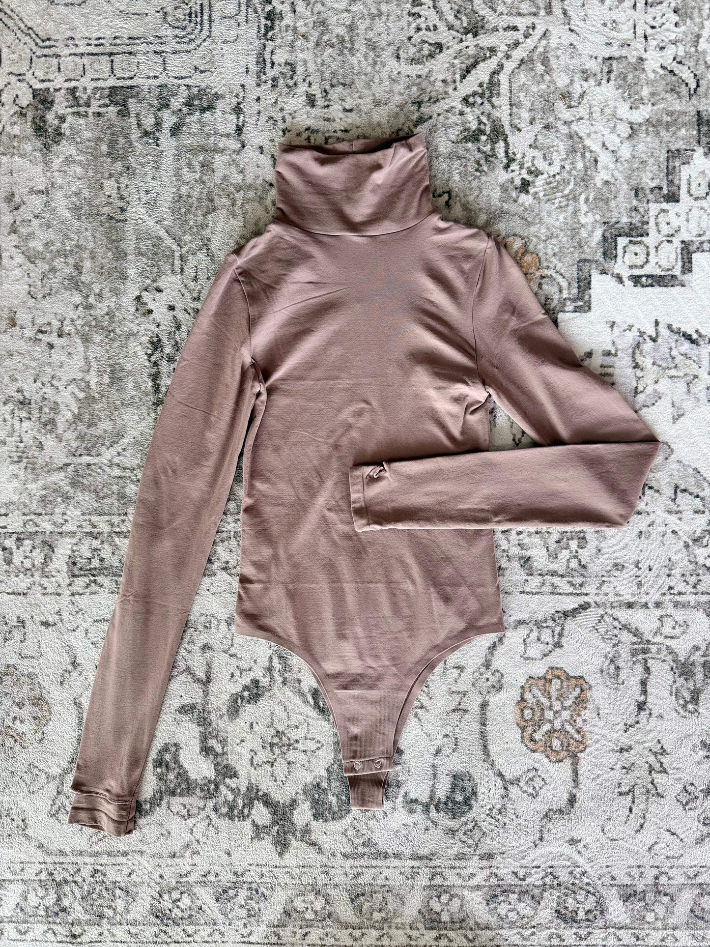 Knit Seamless Turtle Neck Long Sleeve Turtle Neck