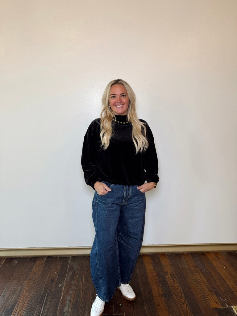 Carmen Washed Barrel Jeans