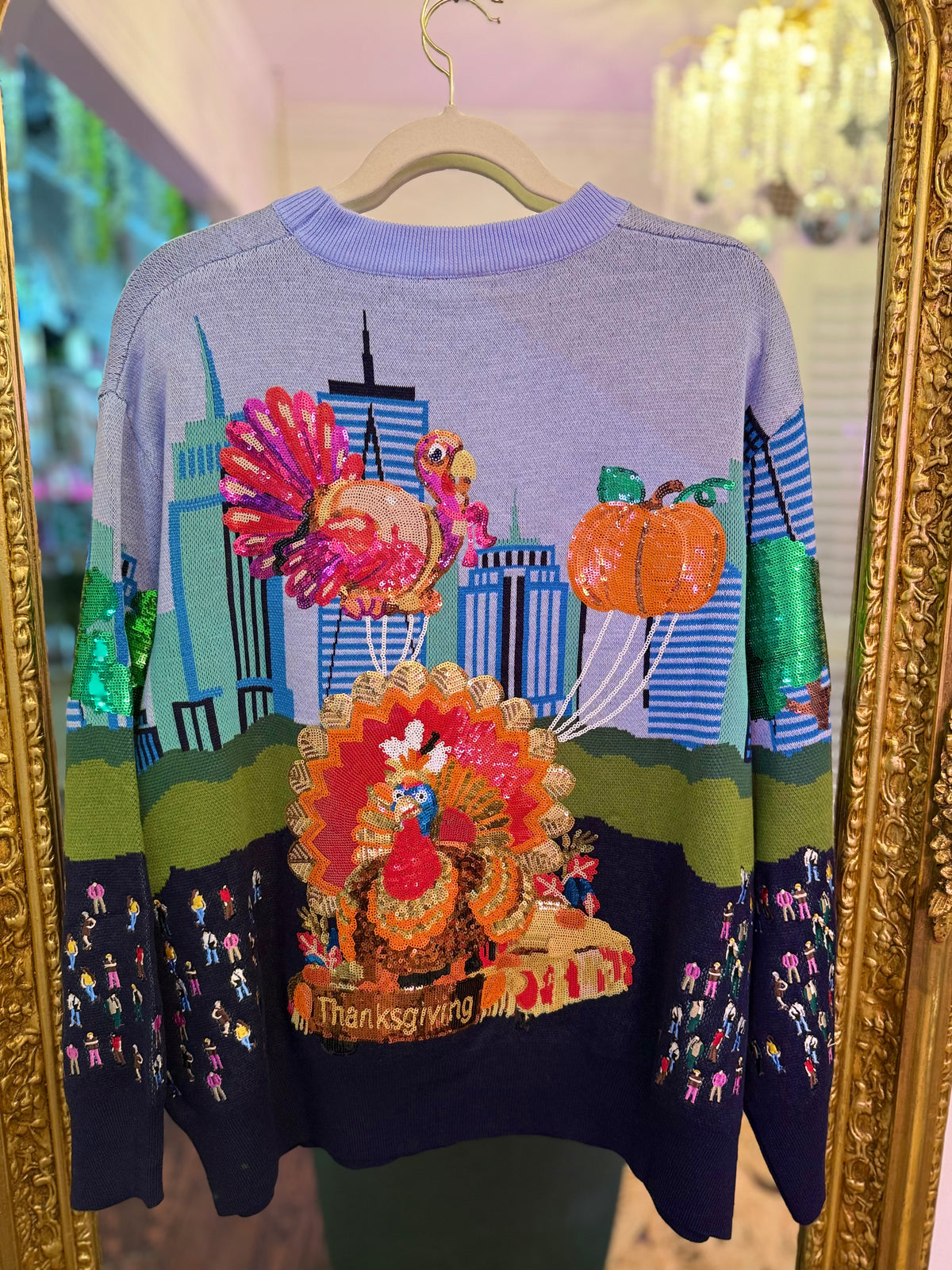 Multi Thanksgiving Parade Sweater | Queen of Sparkles