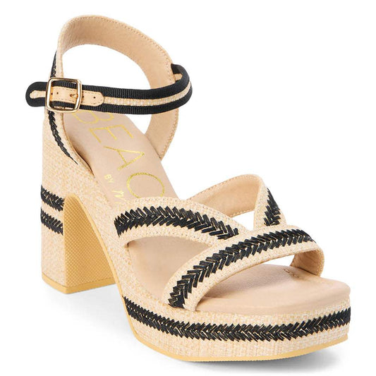 Adelaide Raffia Platform Heel - Natural | Matisse Footwear