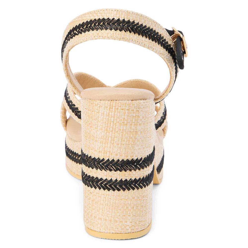 Adelaide Raffia Platform Heel - Natural | Matisse Footwear