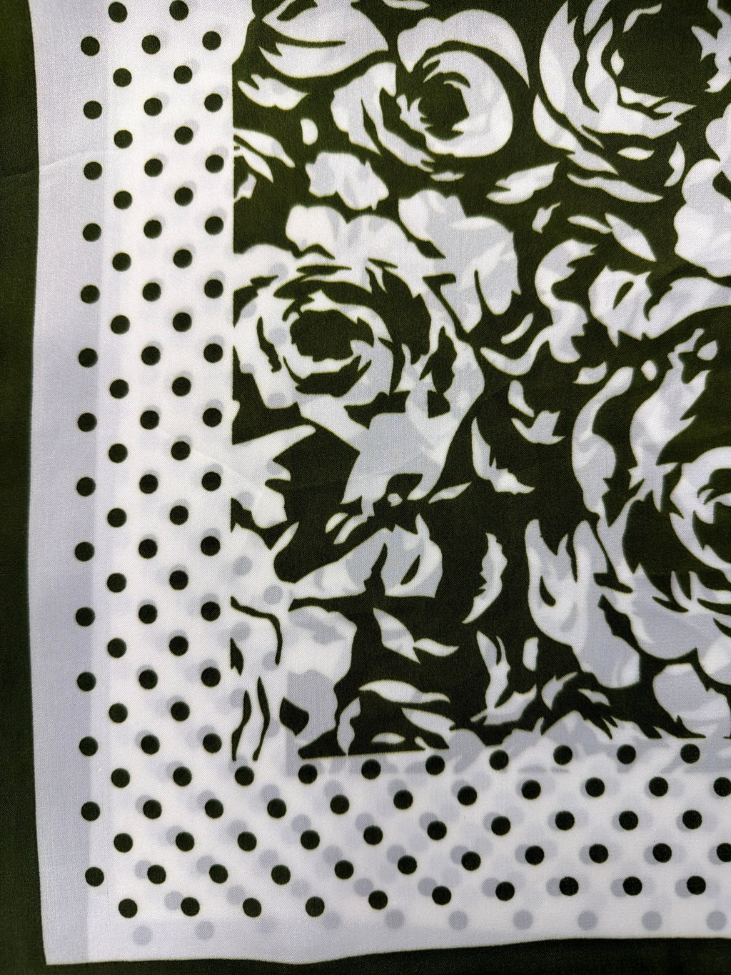 Flower Printed Square Scarf