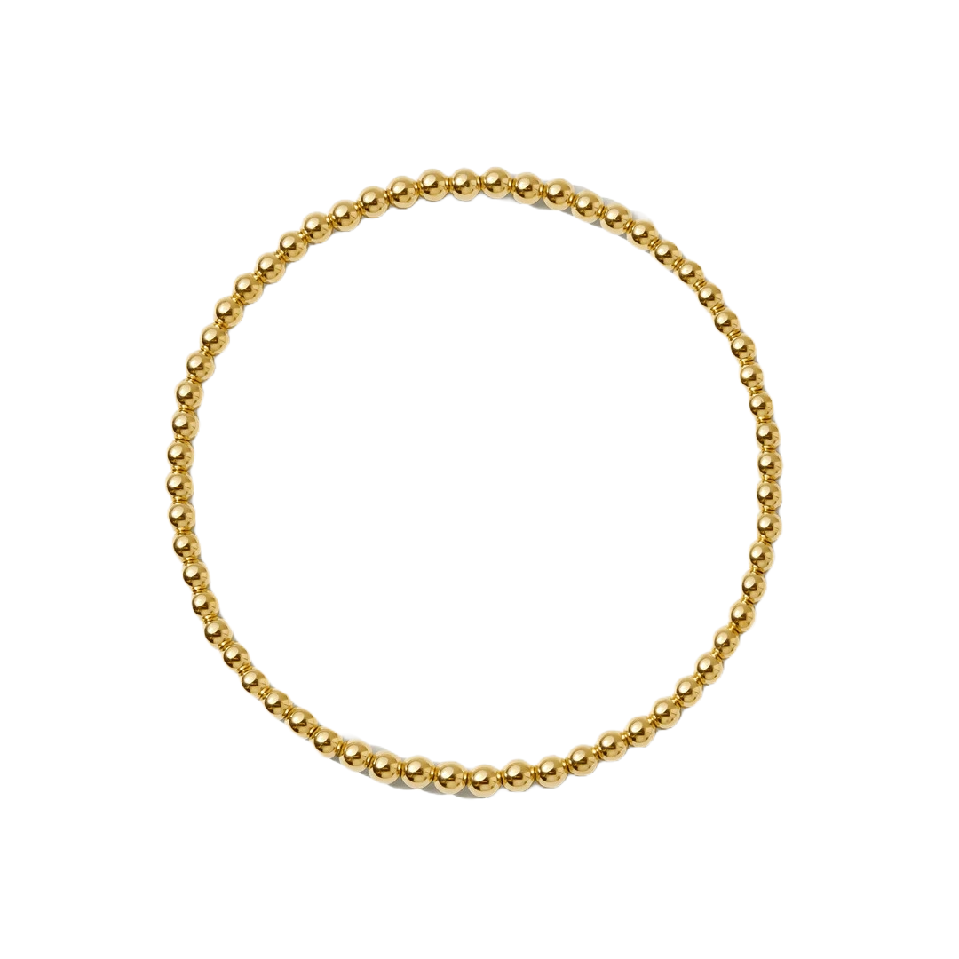 Classic Gold Beaded Bracelets