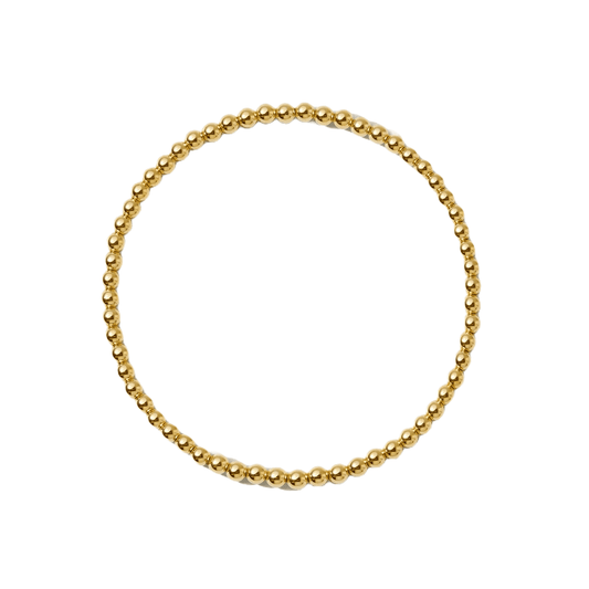 Classic Gold Beaded Bracelets