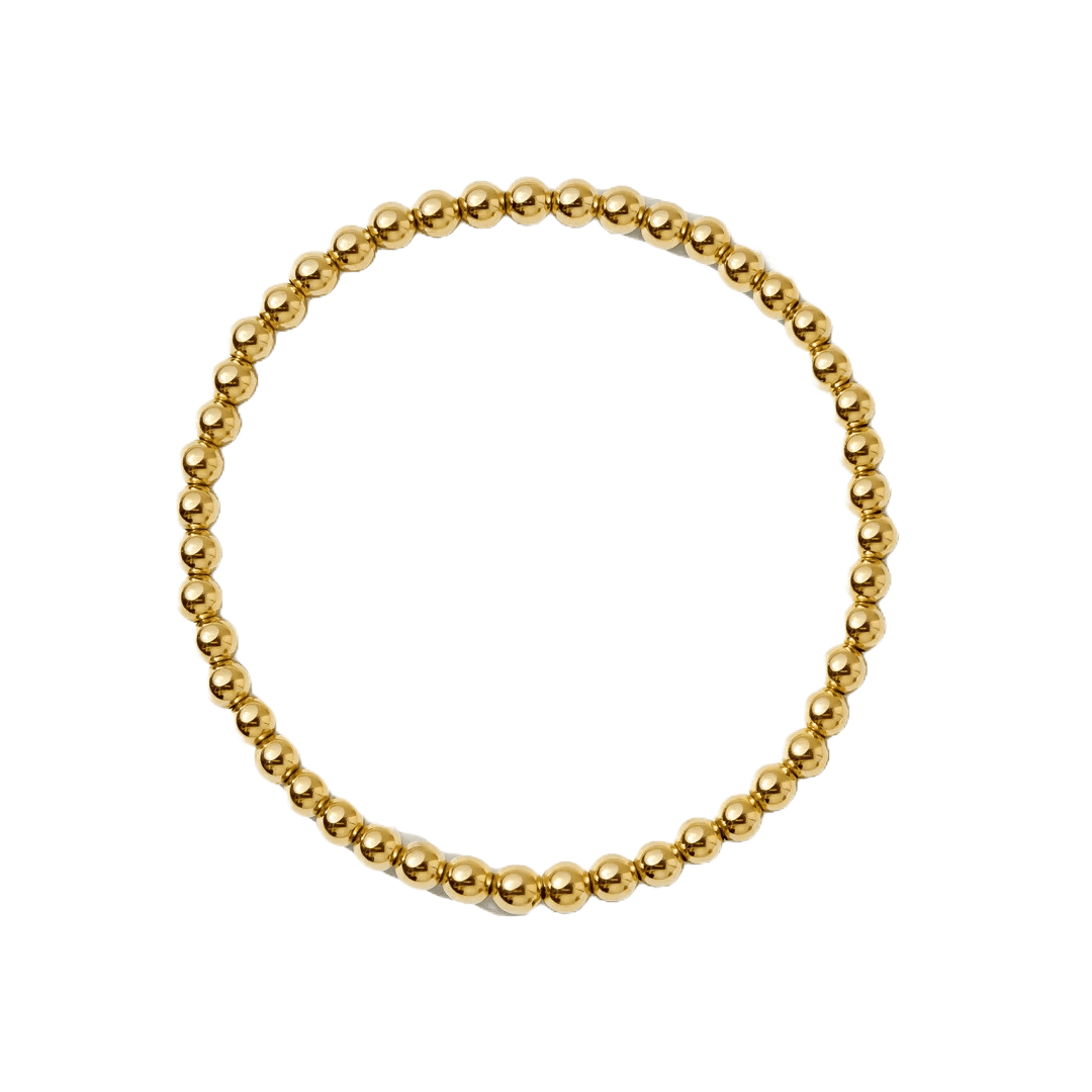 Classic Gold Beaded Bracelets