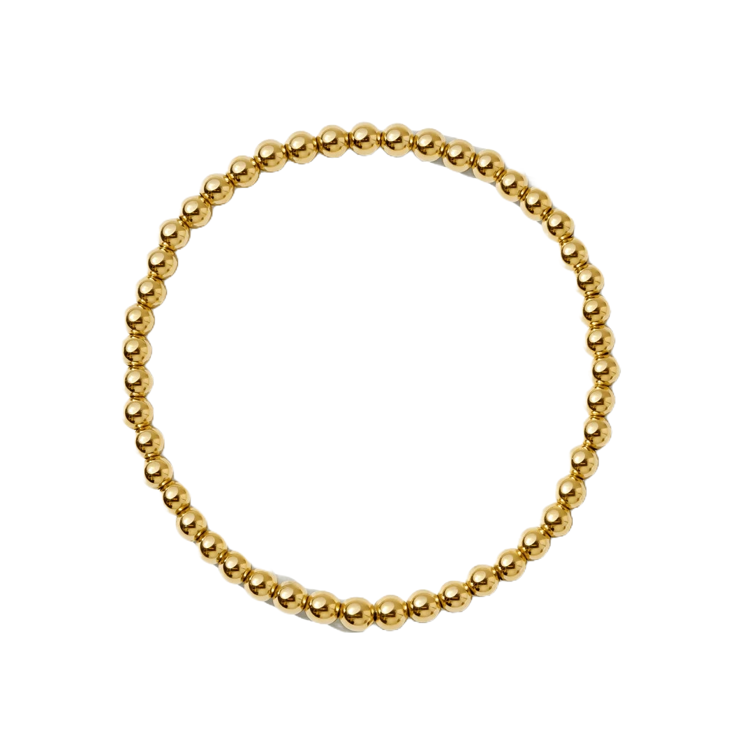 Classic Gold Beaded Bracelets