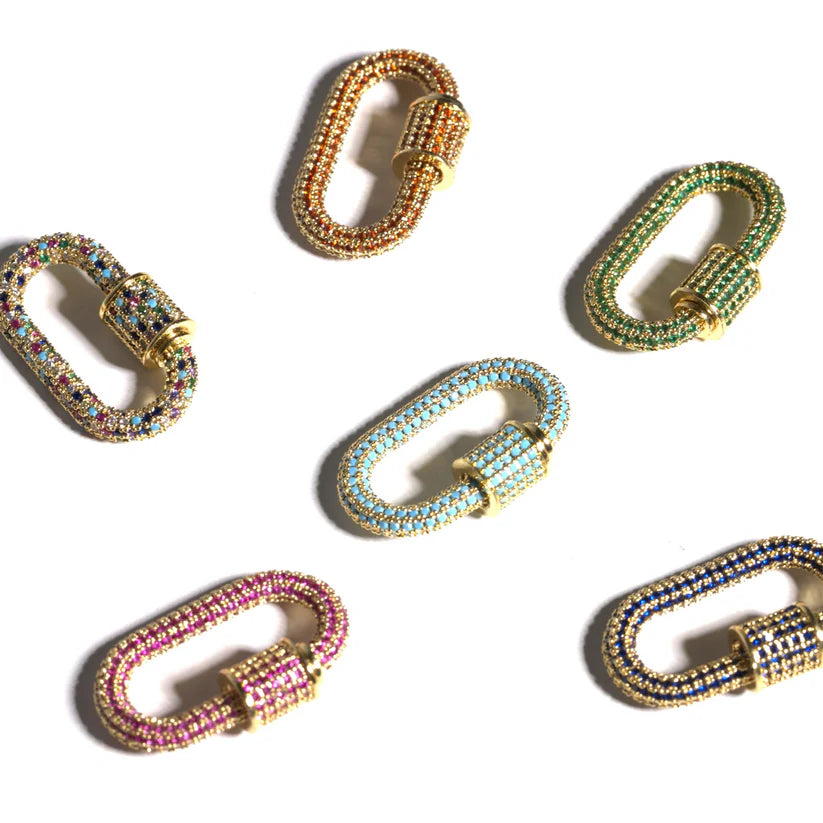 Skinny Link Carabiner Chain | Allison Avery