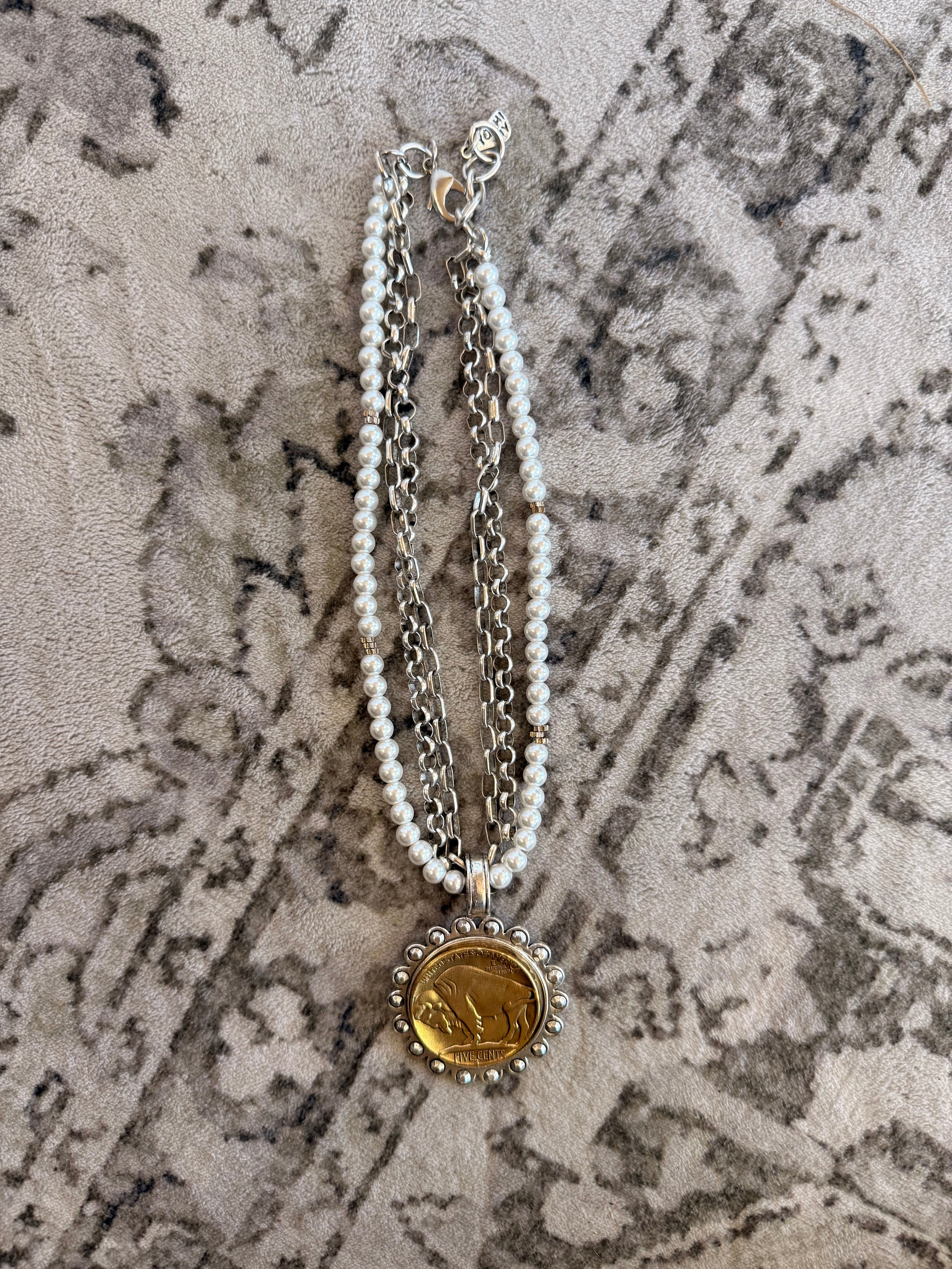 Free Spirit Layered Vintage Coin Necklace