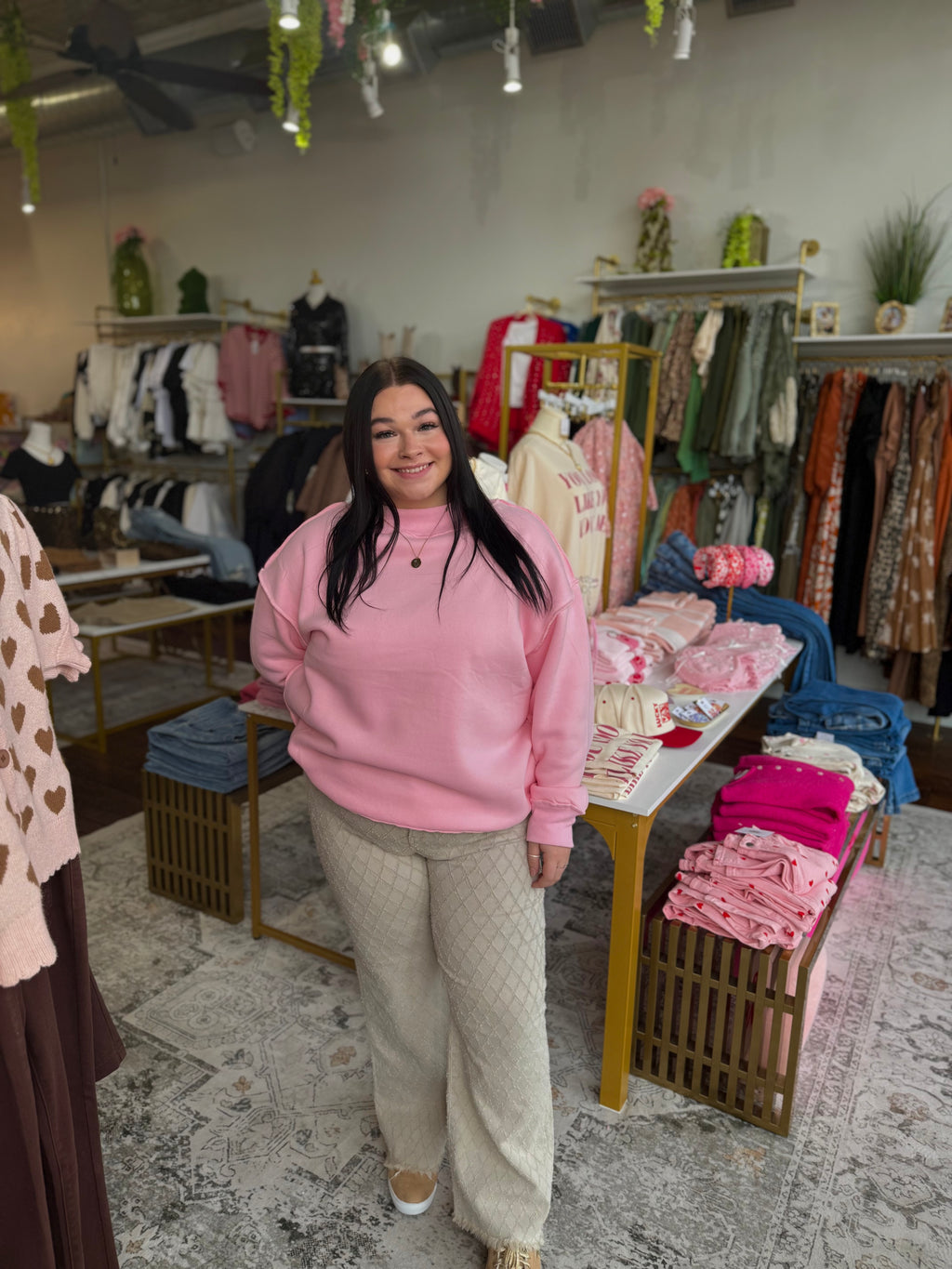 Tummy Control High Rise Ankle Straight Textured Jeans | Risen Jeans | PLUS SIZE AVAILABLE