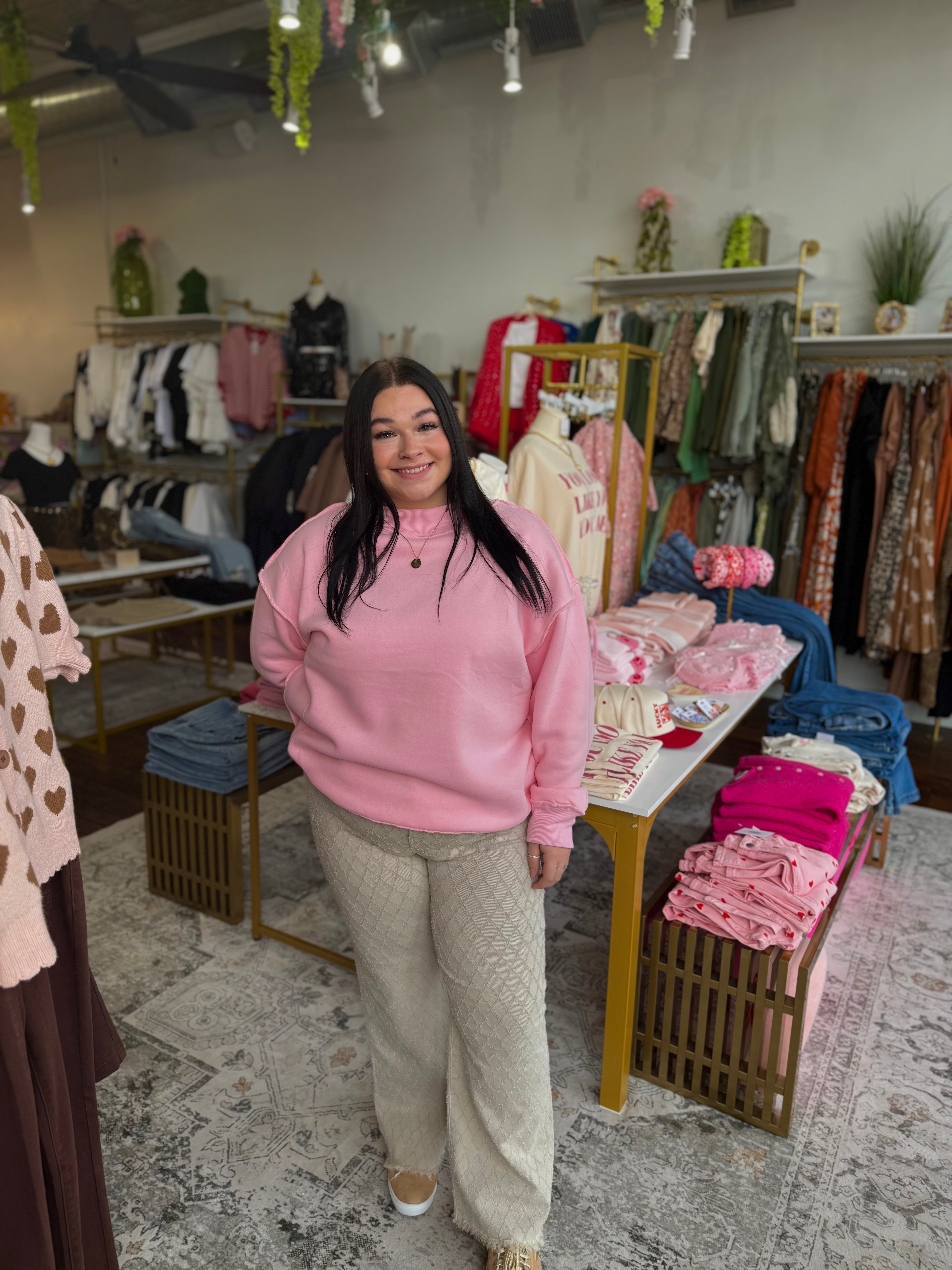 Tummy Control High Rise Ankle Straight Textured Jeans | Risen Jeans | PLUS SIZE AVAILABLE