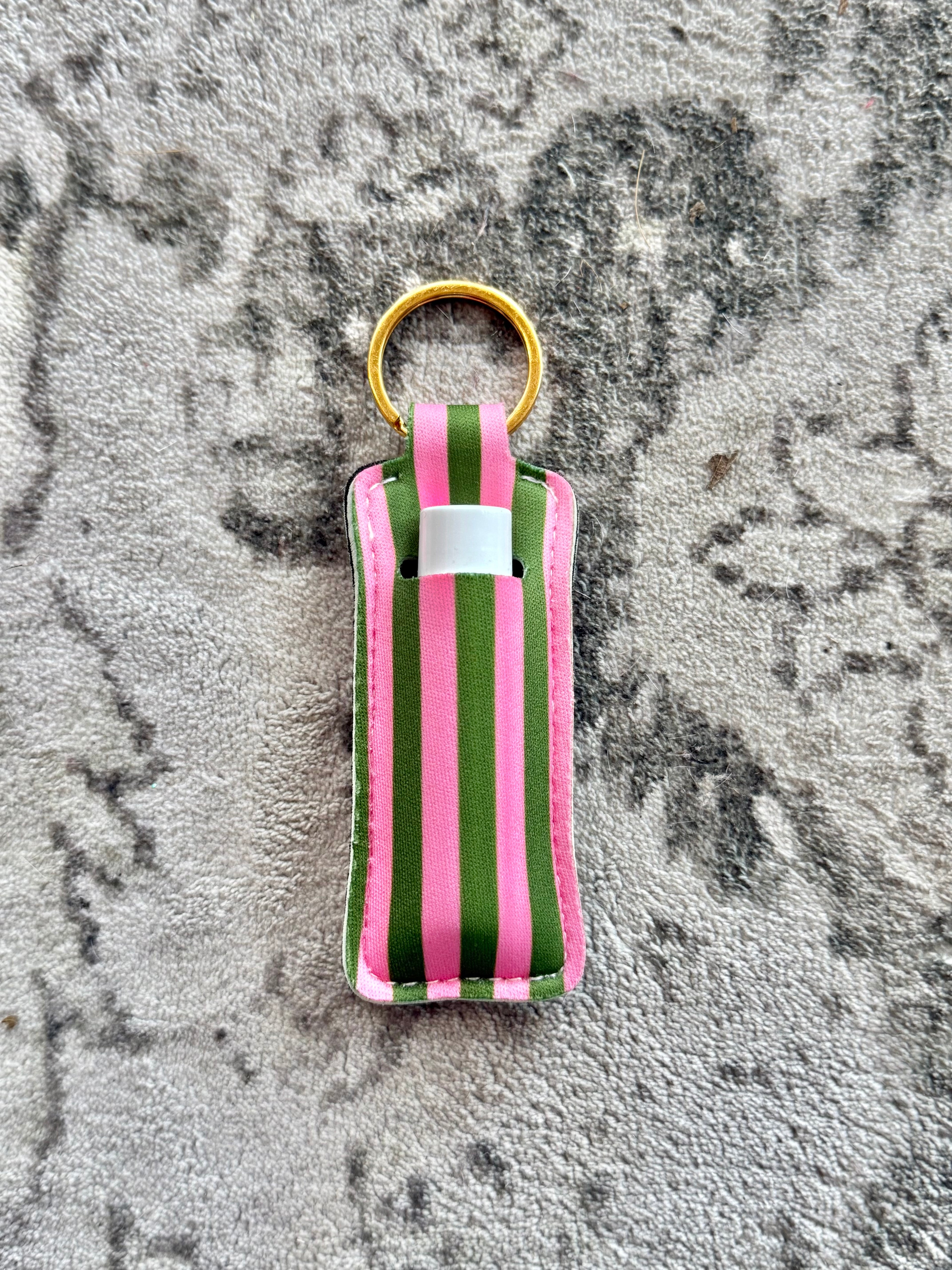 Chapstick Holder Keychain | Comes W/ Vanilla Che Jo's Chapstick