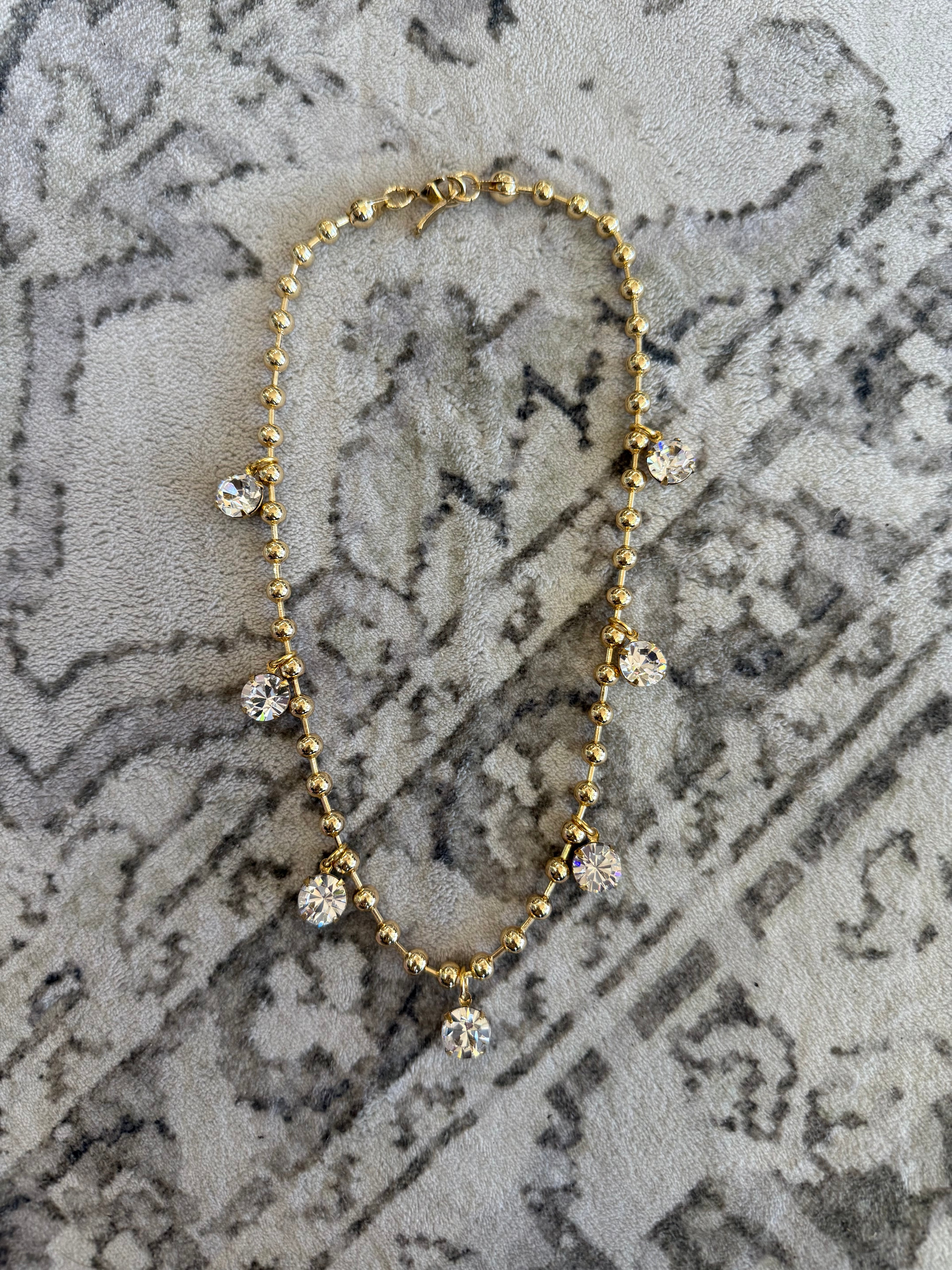 Luna Veil Rhinestone Necklace