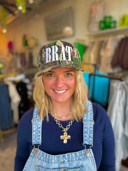 Brat Embroidered Trucker Hat