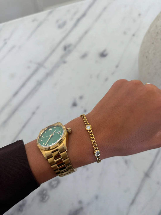 Avery CZ Bracelet | Water Resistant - Chansutt Pearls
