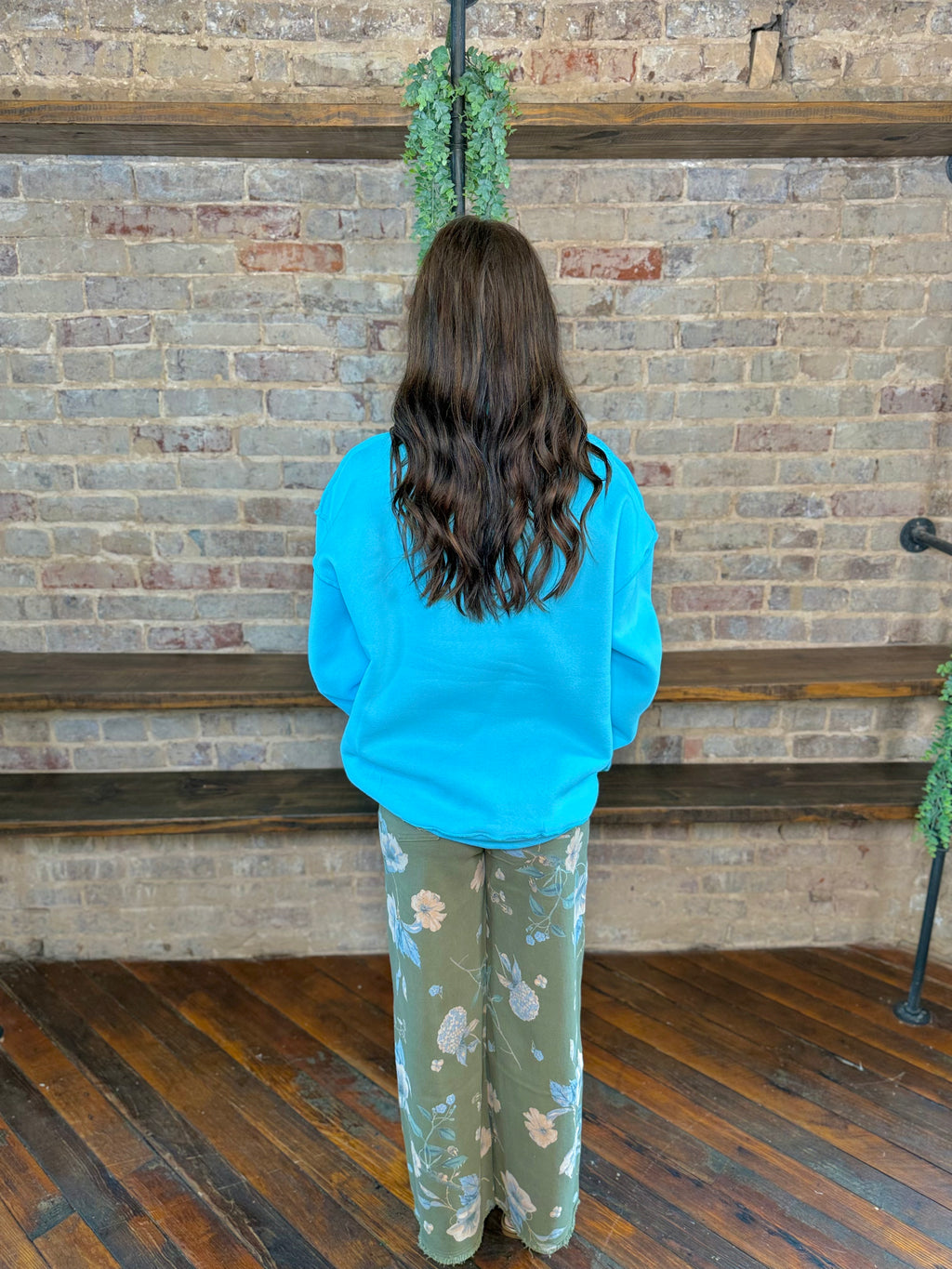 Lindee Floral Soft Stretch Twill Pants | PLUS SIZE AVAILABLE