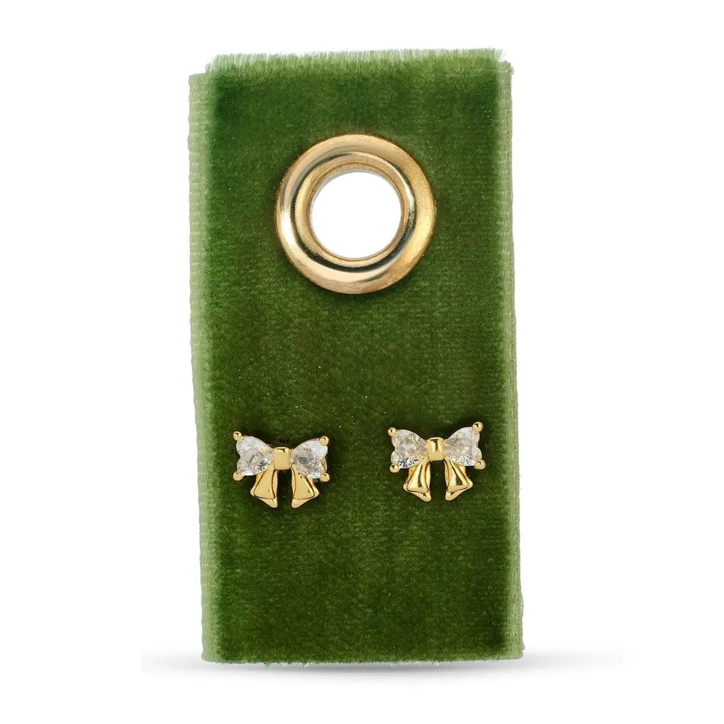 Simple & Sweet Velvet Tag Earrings