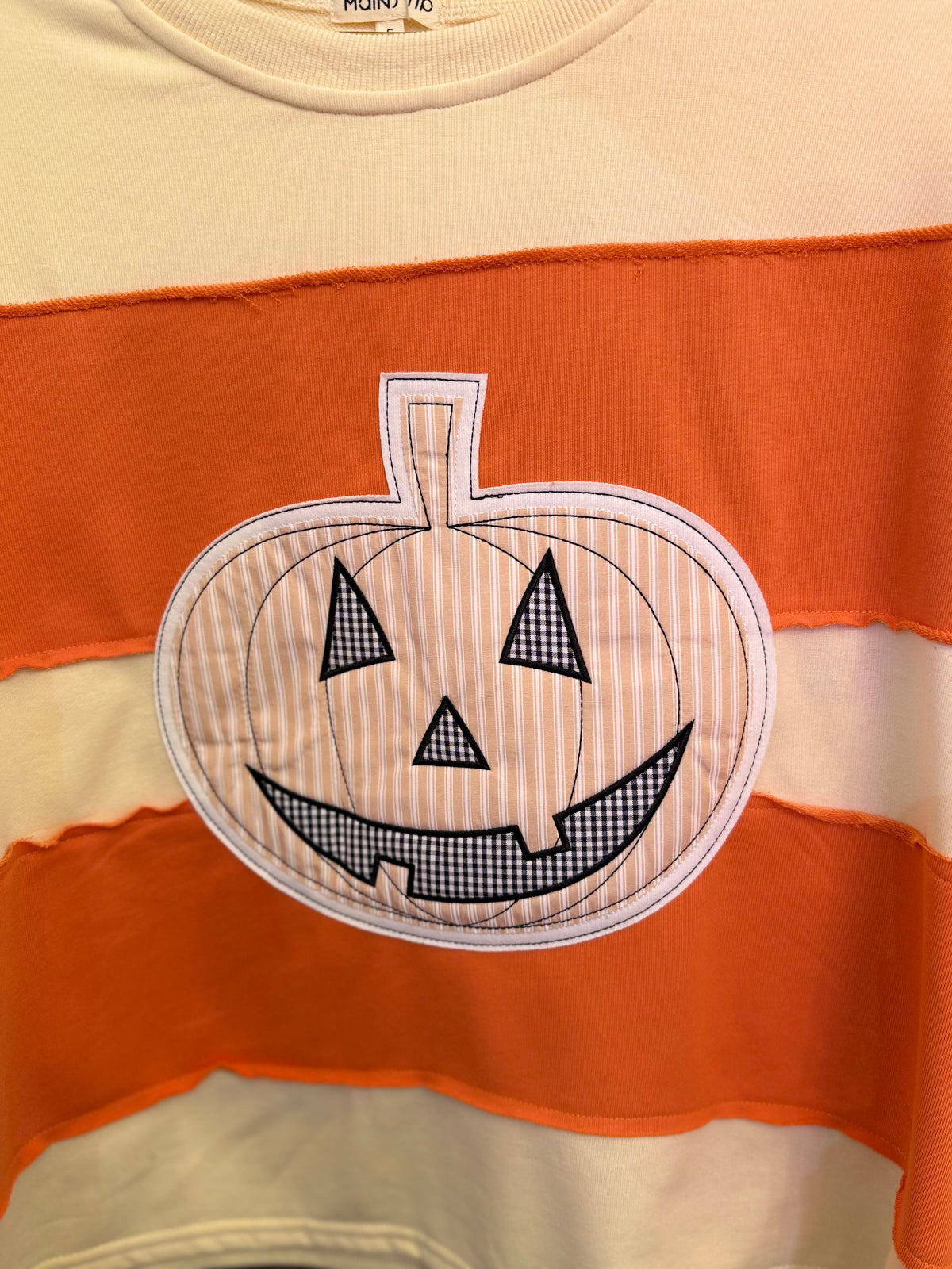 Pumpkin Patch Color Block Pullover