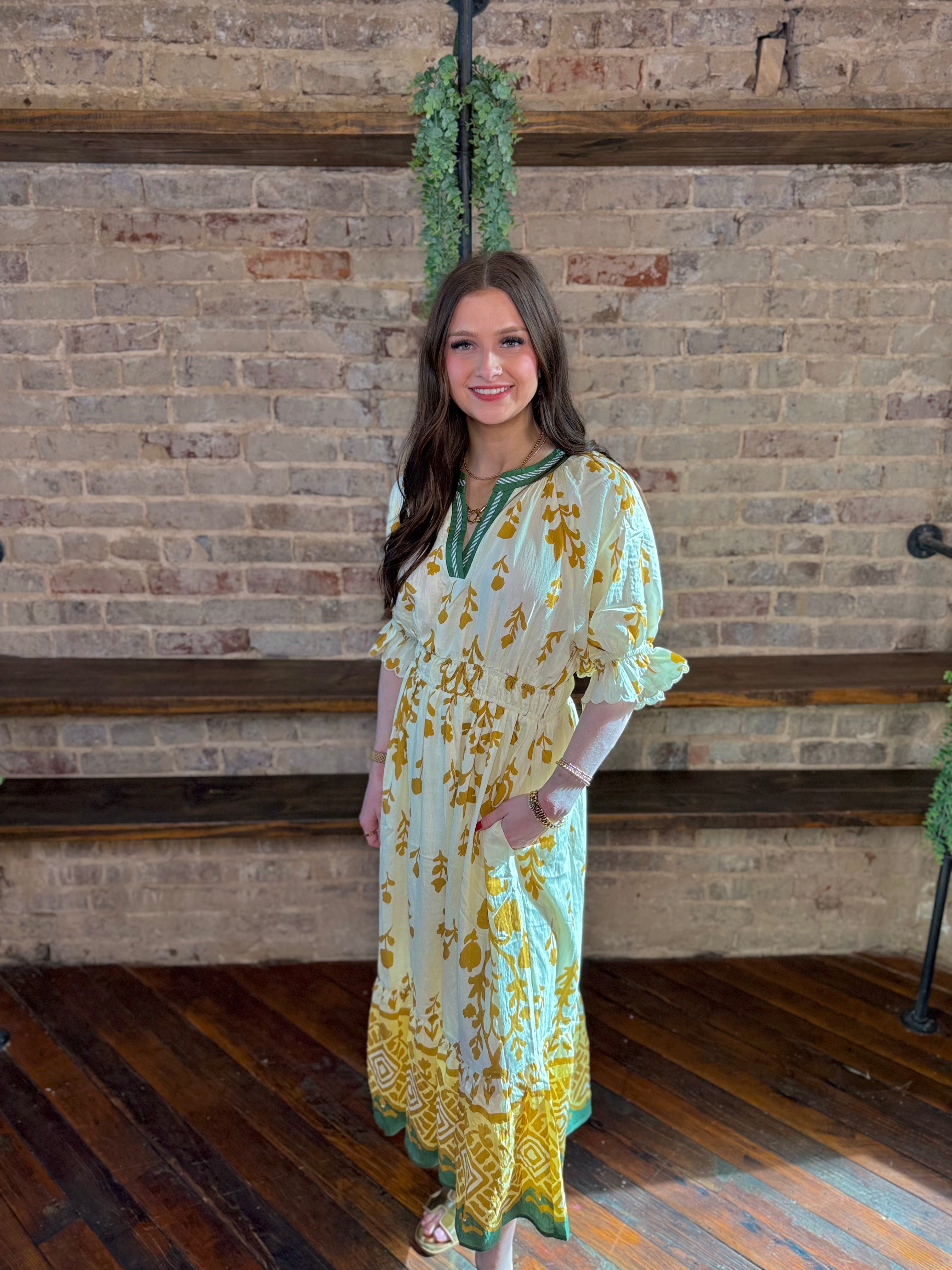 Bloomfield Smocked Midi Dress