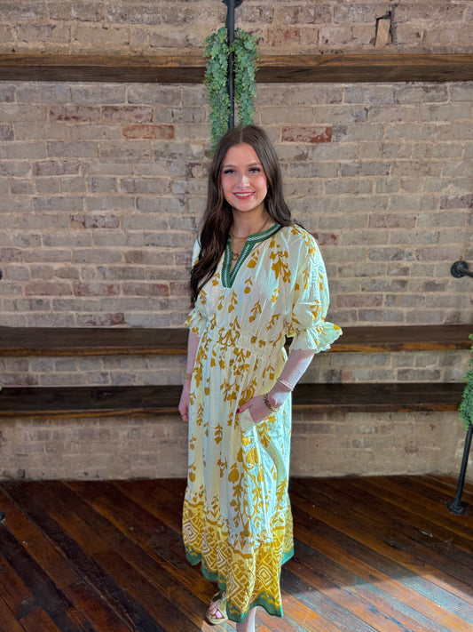Bloomfield Smocked Midi Dress