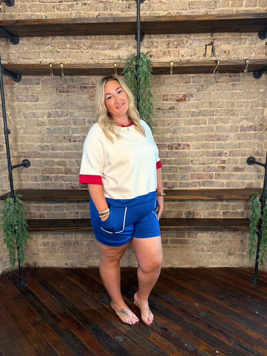 PLUS SIZE | Effortless Elegance Lounge Shorts