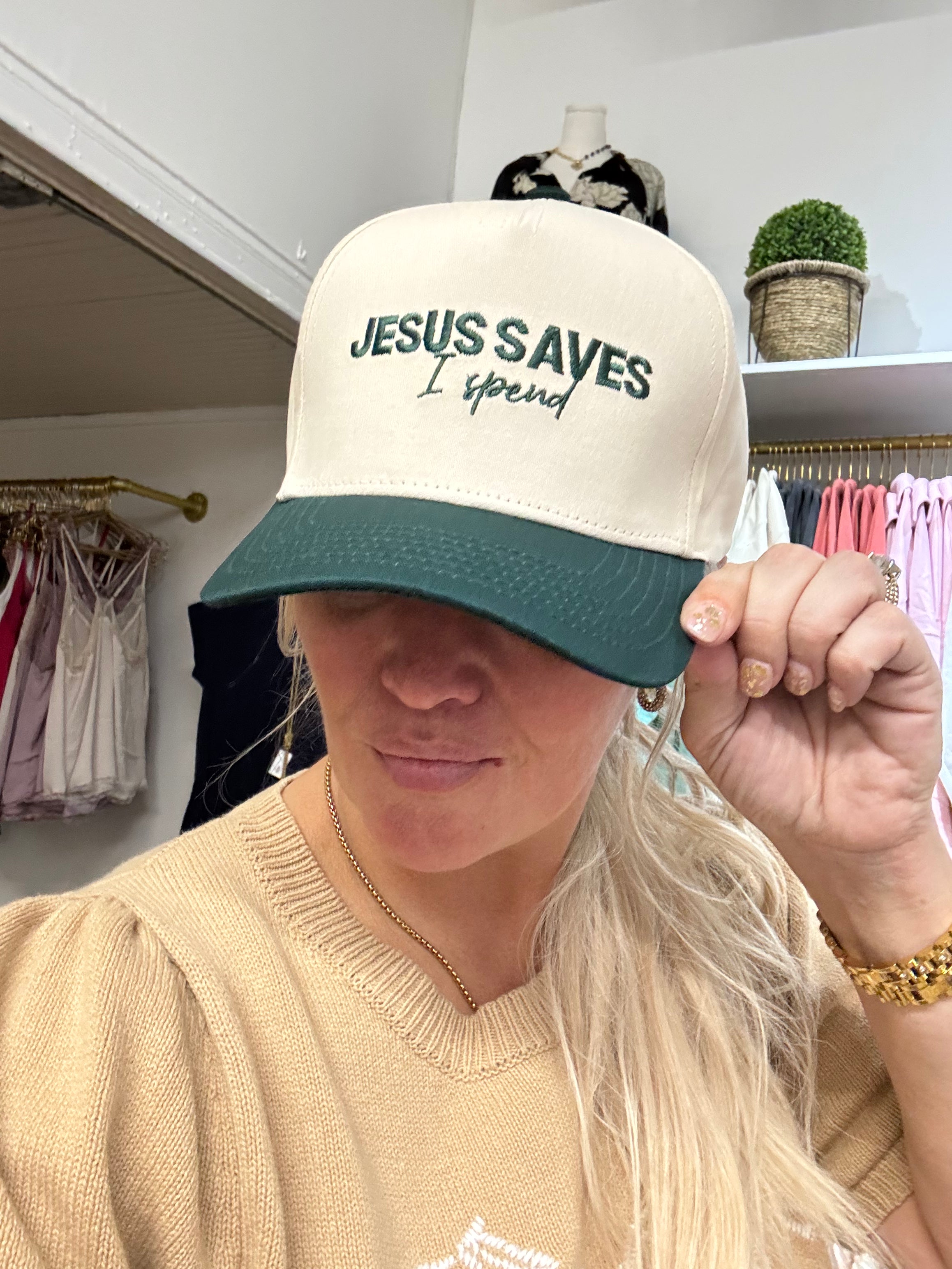 Jesus Saves Hat