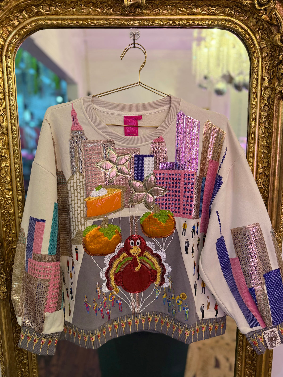 Multi Thanksgiving Day Parade Sweatshirt | Queen of Sparkles