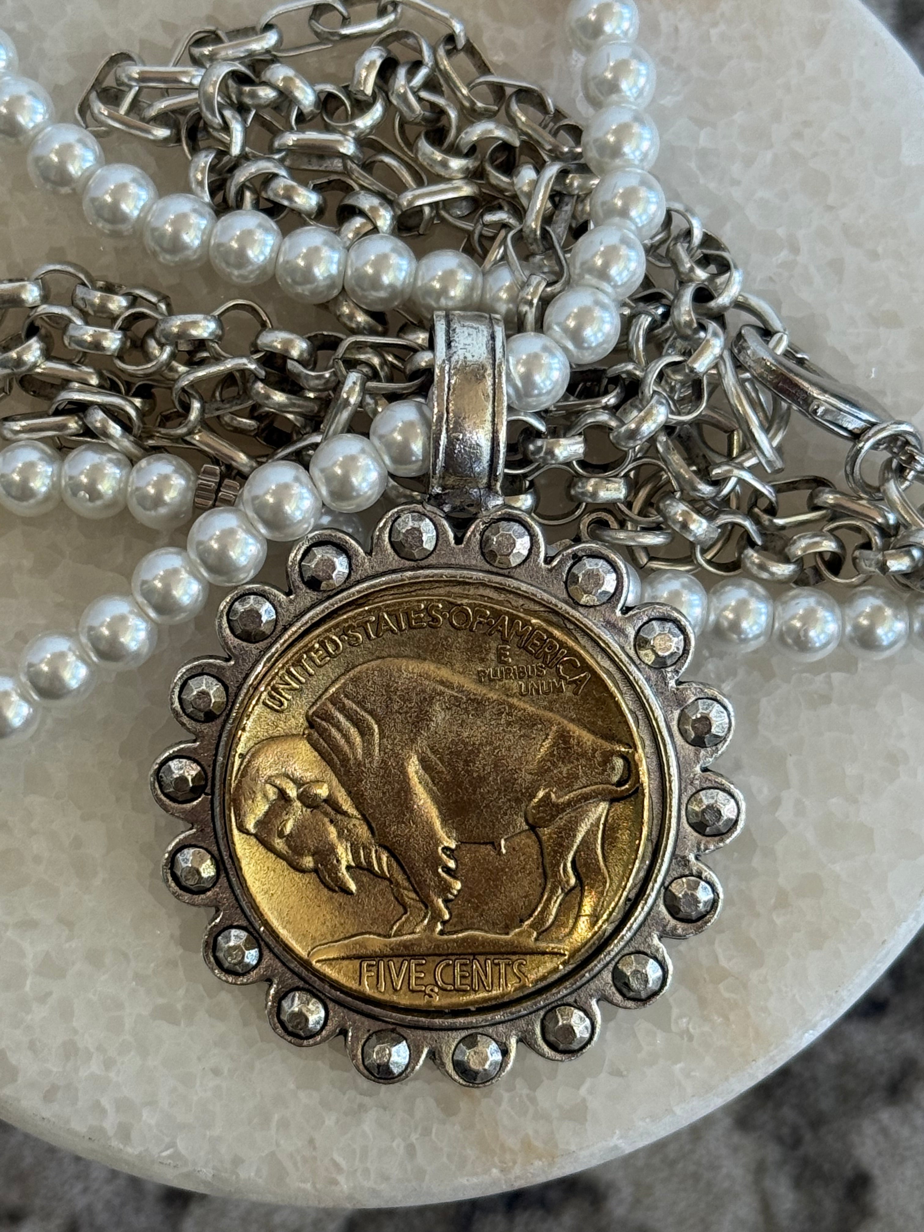 Free Spirit Layered Vintage Coin Necklace
