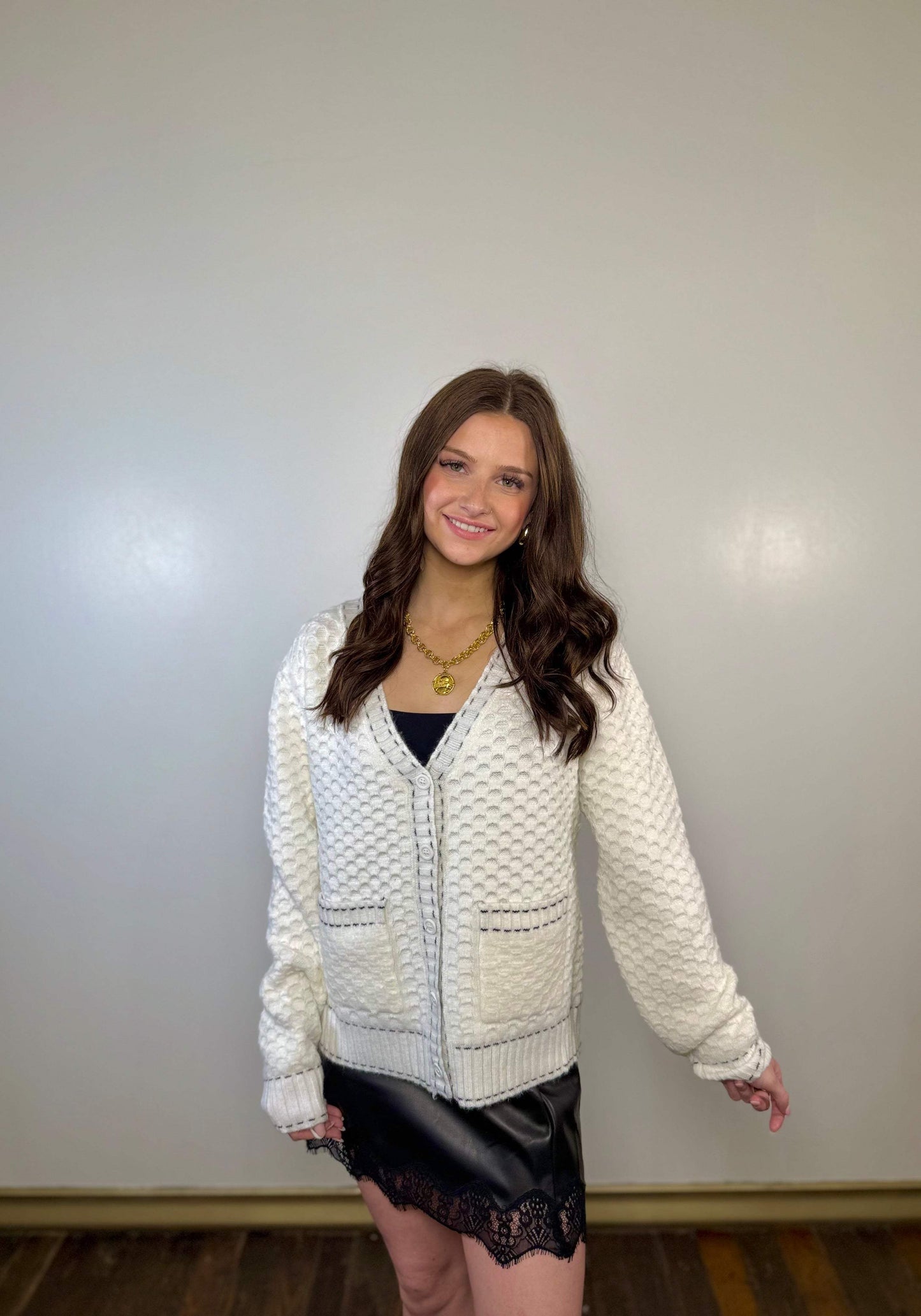 Cozy Grove Contrast Cardigan
