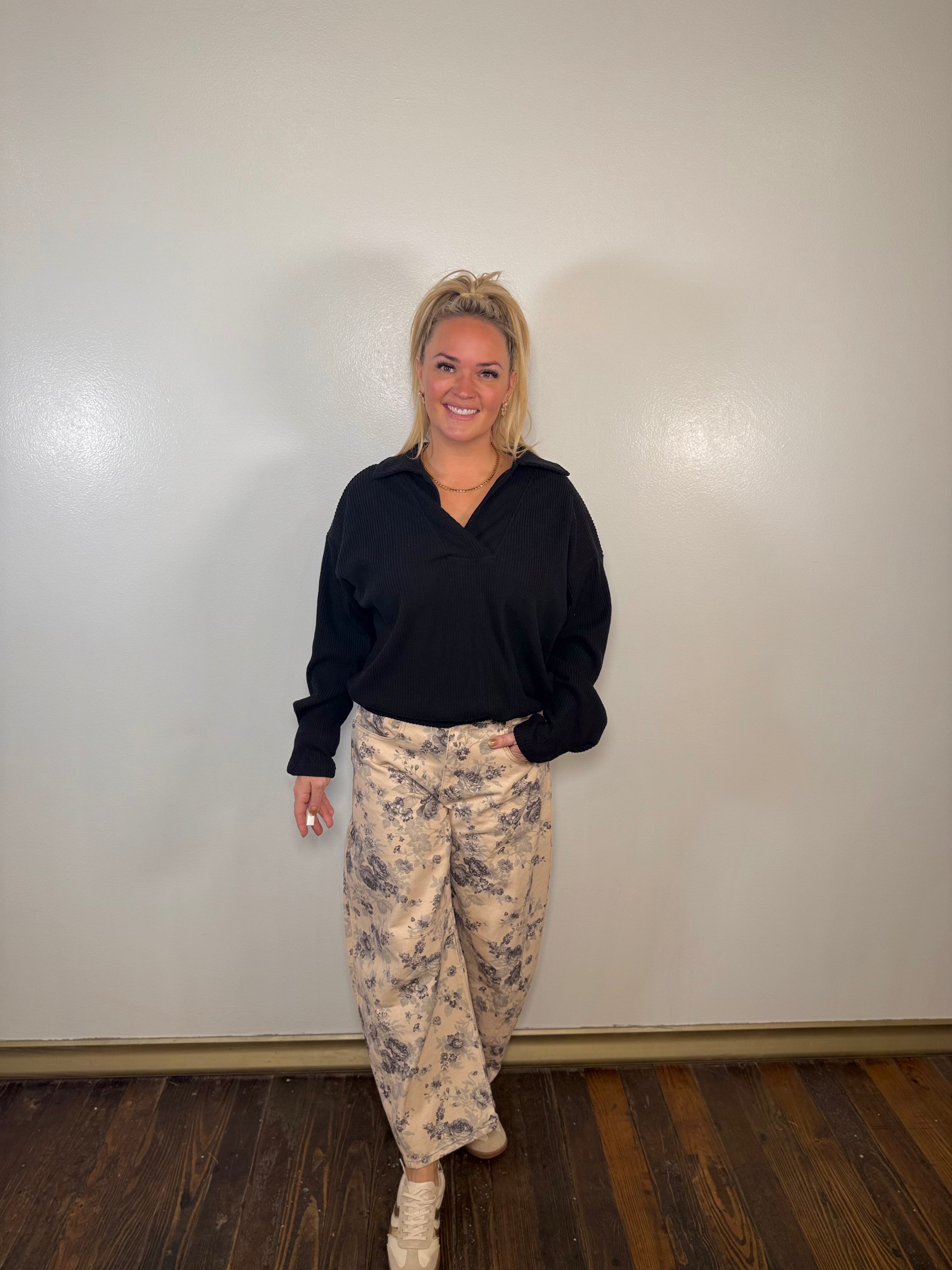 Georgina Ribbed Pullover