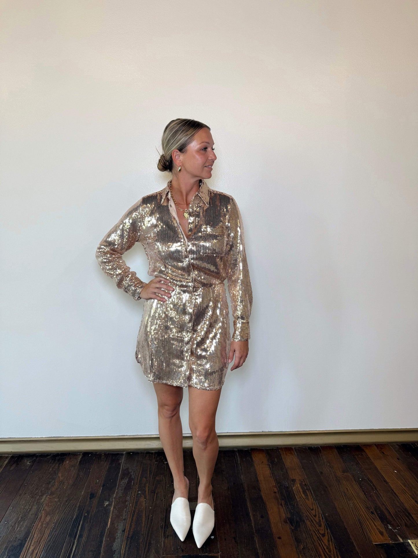 Party Time Sequin Mini Dress