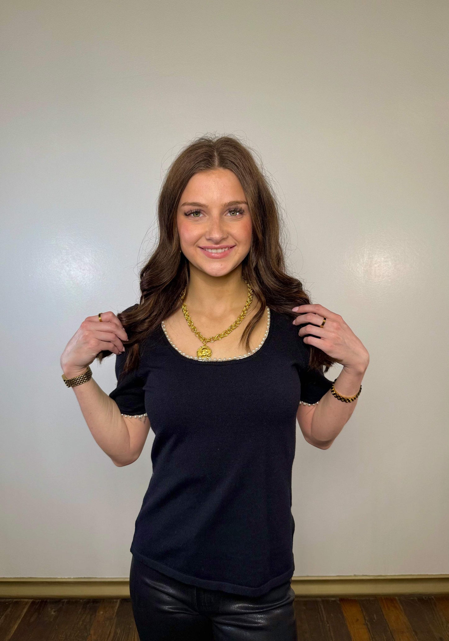 Lulu Pearl Knit Top