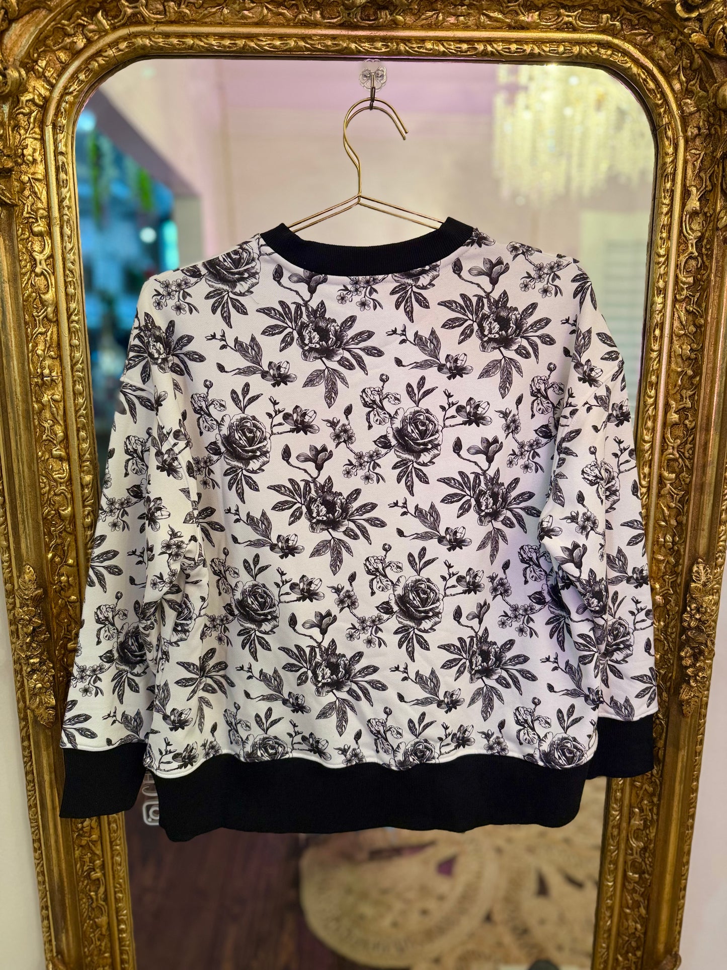 Floral Toile Sweatshirt | Brianna Cannon