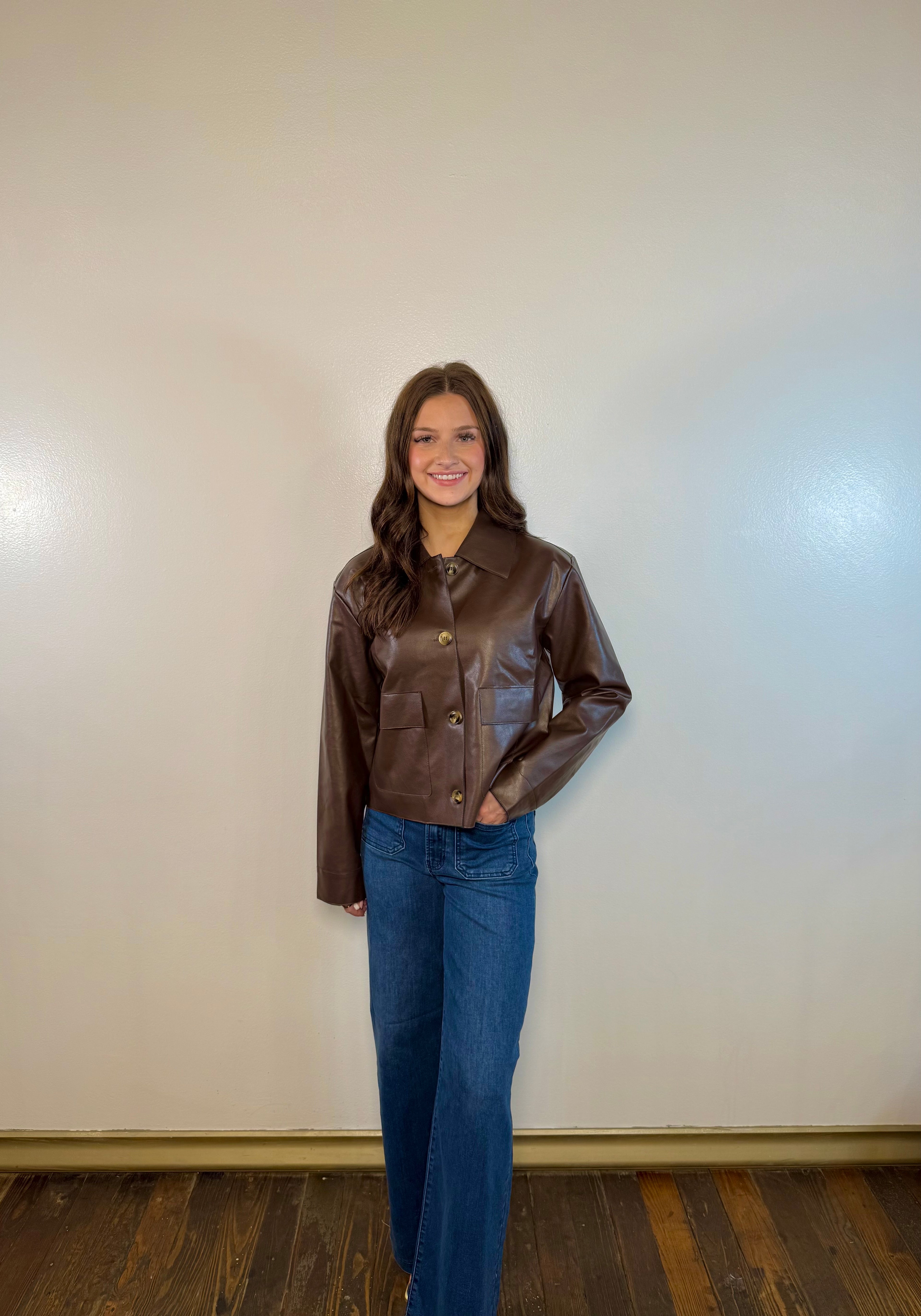 Mulled Spice Leather Jacket