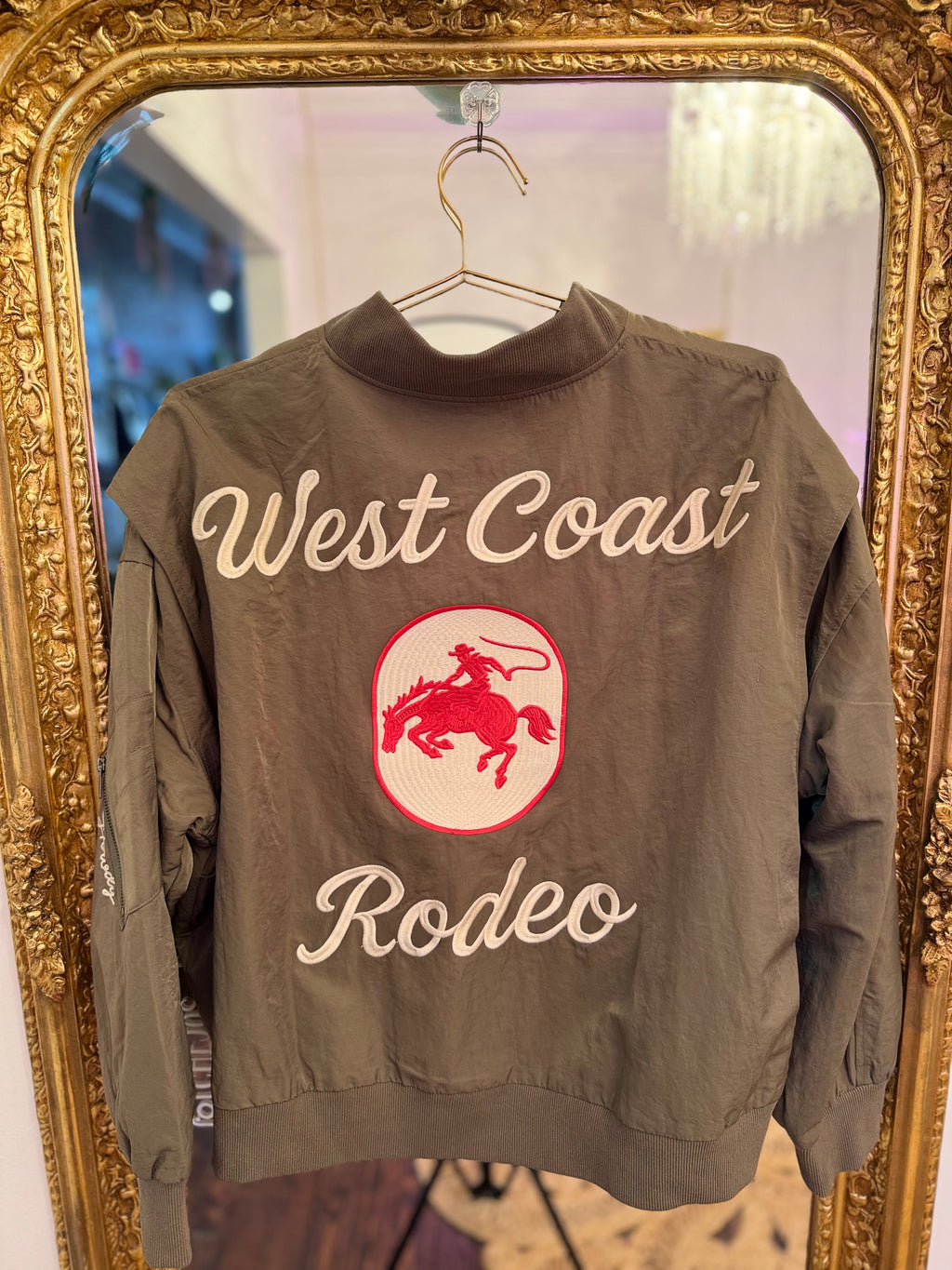 West Coast Rodeo Bomber Jacket | PLUS SIZE AVAILABLE