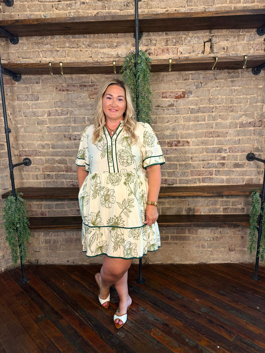 PLUS SIZE | Nana Floral Midi