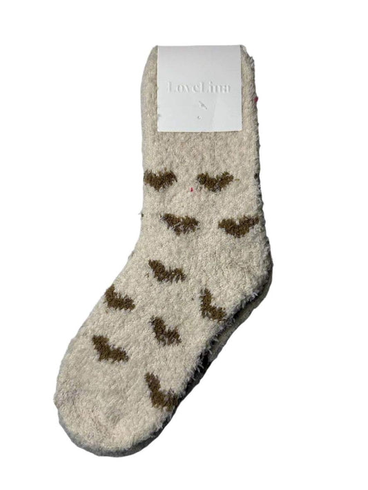 Cozy Heart Fuzzy Lounge Socks