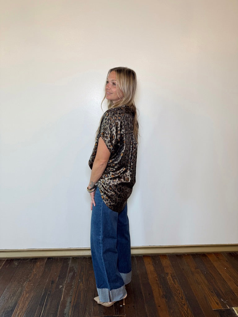 In The Jungle Leopard Blouse