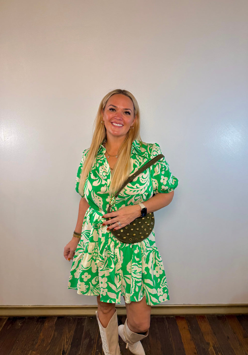 Floral Collared Dress